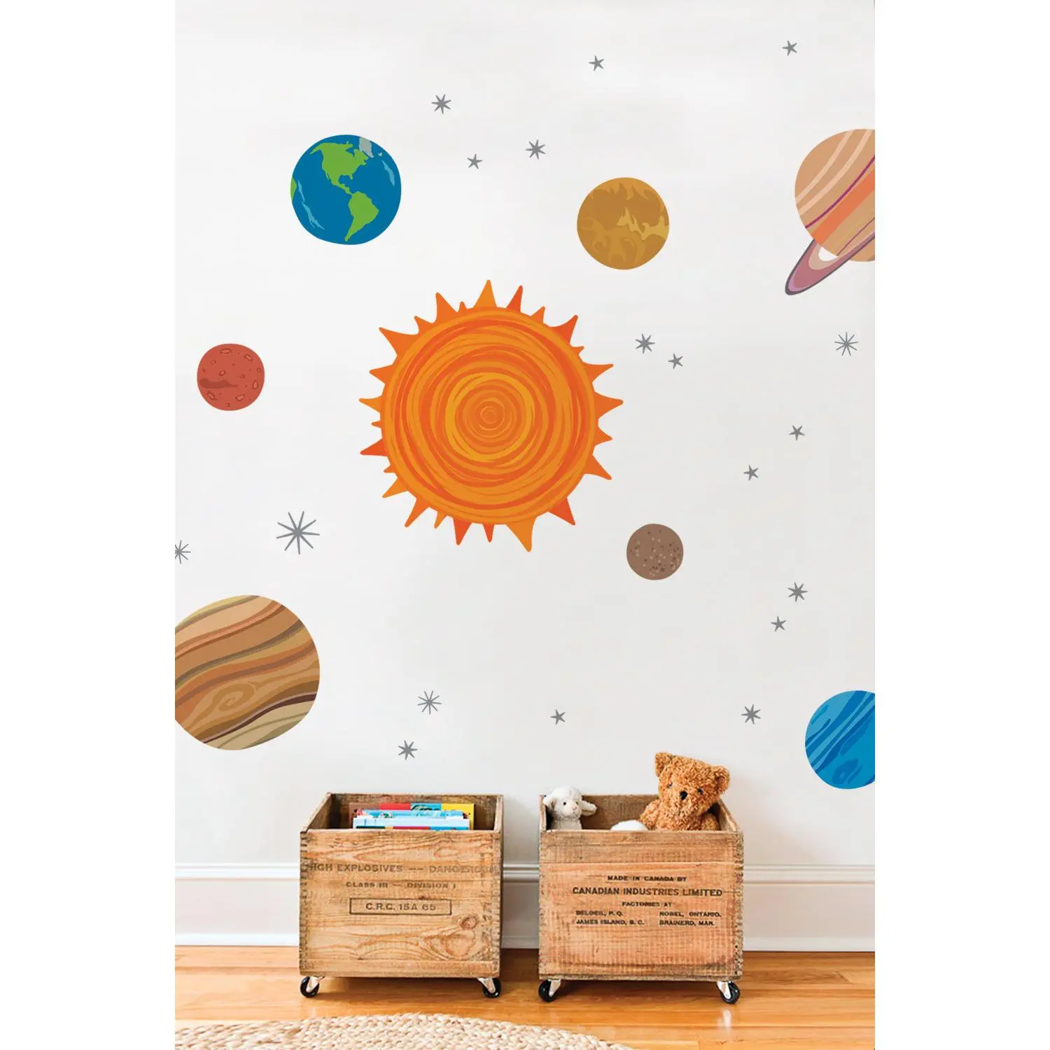 Planets Peel and Stick Wall Stickers