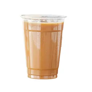 16 oz UltraClear Plastic Cups - 50 Pcs Clear Disposable Drinkware for Your Needs - Plain Design for Easy Visibility of Beverages