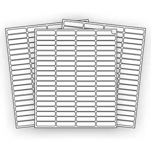 800 Shipping Labels 1 3/4 x 1/2 inches Mailing Address Return Inventory Blank White Self Adhesive for Laser Inkjet Printer 1.75 x 0.5