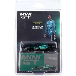 Mini GT 1:64 Aston Martin AMR24#18 Lance Stroll 2024 F1 2024 Canadian GP Diecast Model Car Limited Edition MGT01114