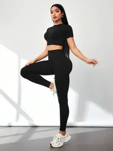 Women's Yoga Set, Sportswear & Outdoor Activewear, Ideal for Gymnastics & Fitness Training, Comfortable Design, Sportswear All Seasons