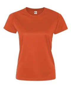 Women's Performance Snug-Fit Antimicrobial Moisture-Wicking Quick-Drying Double-Stitched T-Shirt - Athletic Fashion Activewear, Standard Sizes, for C2 Sports