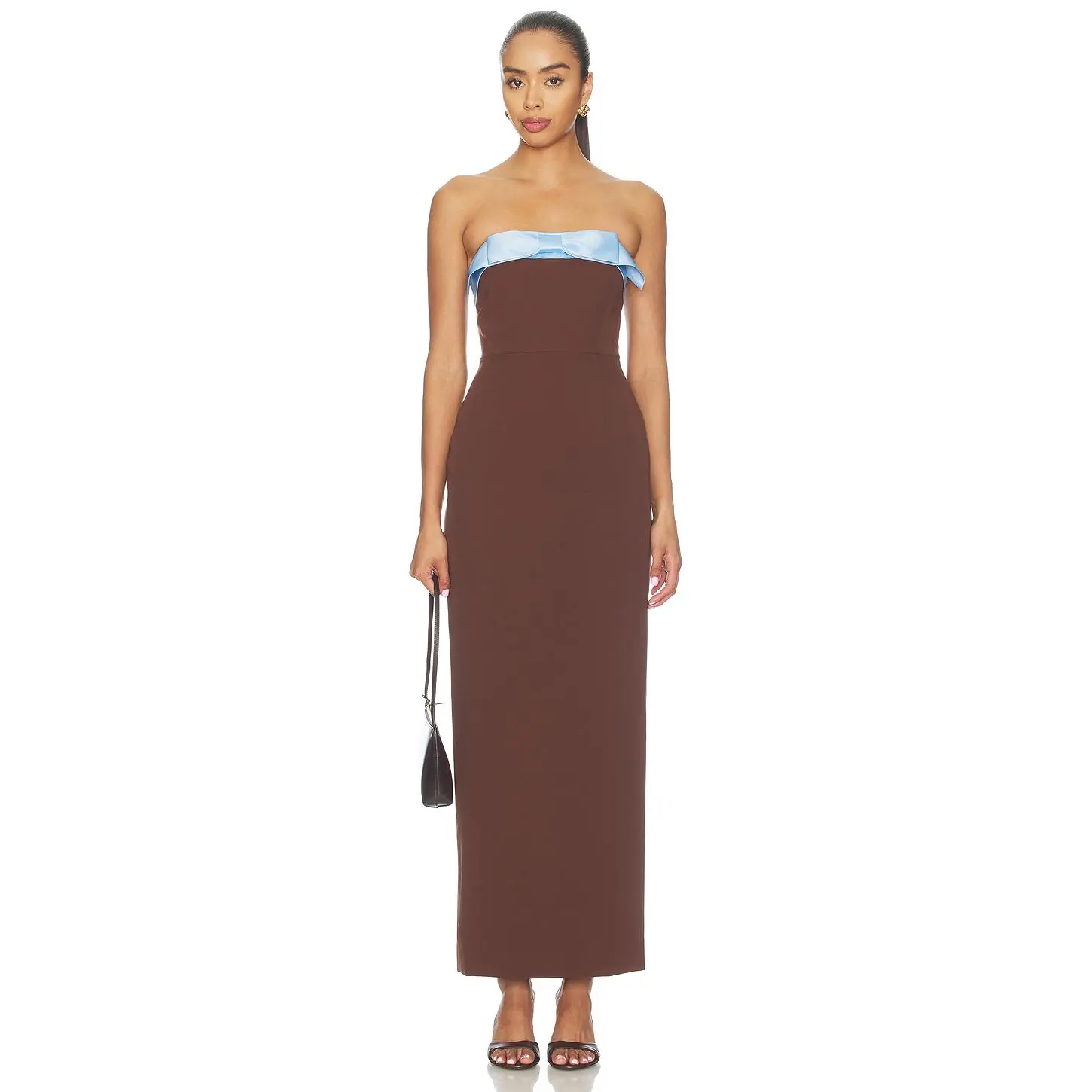 Sonya Moda x REVOLVE Ivrea Ribbon Dress in Cacao Mist
