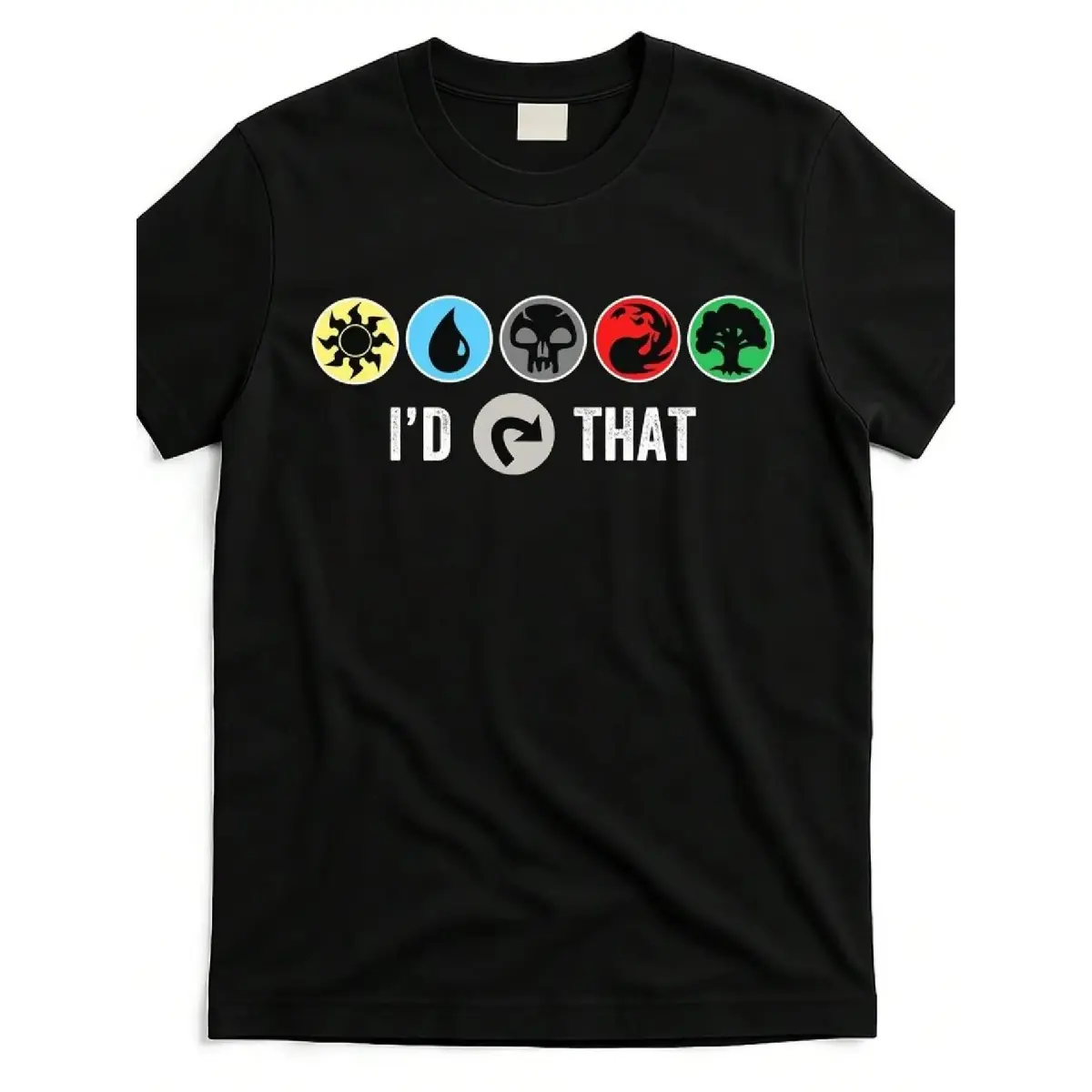 Men's T-Shirt - Gathering Magic Guild Graphic Tee With "I'D THAT" Text - Casual Shirt For MTG Fans, Tabletop RPG Convention Apparel