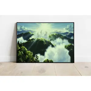 Princess Mononoke Poster, Studio Ghibli Poster Wall Art, Japanese Anime Art, Anime Fan Gift, Studio Ghibli Poster, Anime Poster