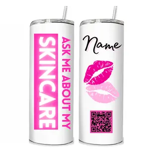 Custom QR Code Tumbler – Personalized Drinkware