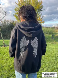 Angel Wings Shirt, Trendy Sweatshirt, Gift for Women and Men (There are 3 options: Hoodie, Sweatshirt, T-shirt)