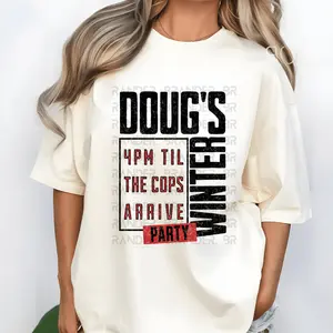 Doug’s Winter Party Graphic T-Shirt – Limited Edition