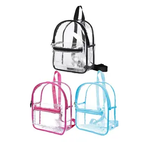 Color Outlined Clear Mini Backpack
