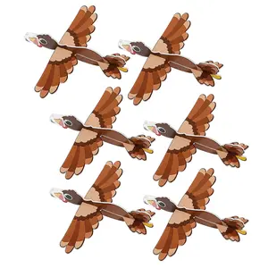 6" x 5 1/2" Bulk 48 Pc. Multicolor Turkey Foam Gliders