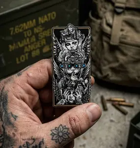 Proverbial Maxim Sticker, Laptop Water Bottle Decal Sticker