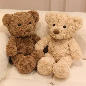 New 30cm Lovely Curly Teddy Bear Doll Brown Bear Plush Soothing Toy Stuffed Toys Room Decoration Birthday Gift for Kids,Girls