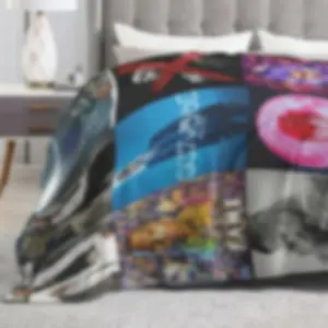 Personalized Soft Blanket Album Cover for Fans Warm Cozy Flannel Throw 100% Polyester for Home Decor Bed Sofa Living Room All Season