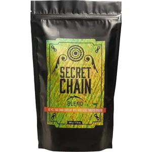 Wax Blend For Bike Chain, 500g-Hot Melt Wax Lube For Bicycle Chain with Nano Tungsten Disulfide-The Fastest Lubricant On The Market-Easy Boiler Bag Application