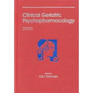 USED Book - Clinical Geriatric Psychopharmacology by Carl Salzman (Hardcover) - english