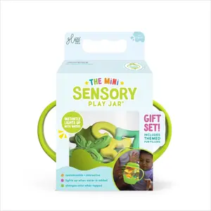 Glo Pals-Mini Sensory Play Jar Gift Set Green