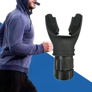 Portable Breathing Trainer Lung Flexer Durable Fitness Exerciser Increases Lung Capacity Breath Adjustable Levels Respiratory