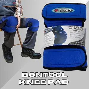 Bon Tool Knee Pads Blue - Ultimate Comfort and Protection For Construction, Gardening, Home Improvement - Durable, Supportive For All Day Wear