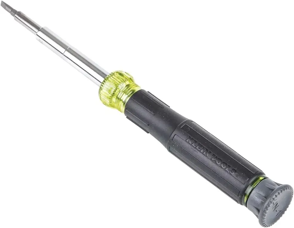32581 Flat-Head Electronics Screwdriver Set - 2 Slotted Bits, 2 Machined Bits for Blocks