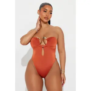 Flights Over Feelings Bodysuit - Rust