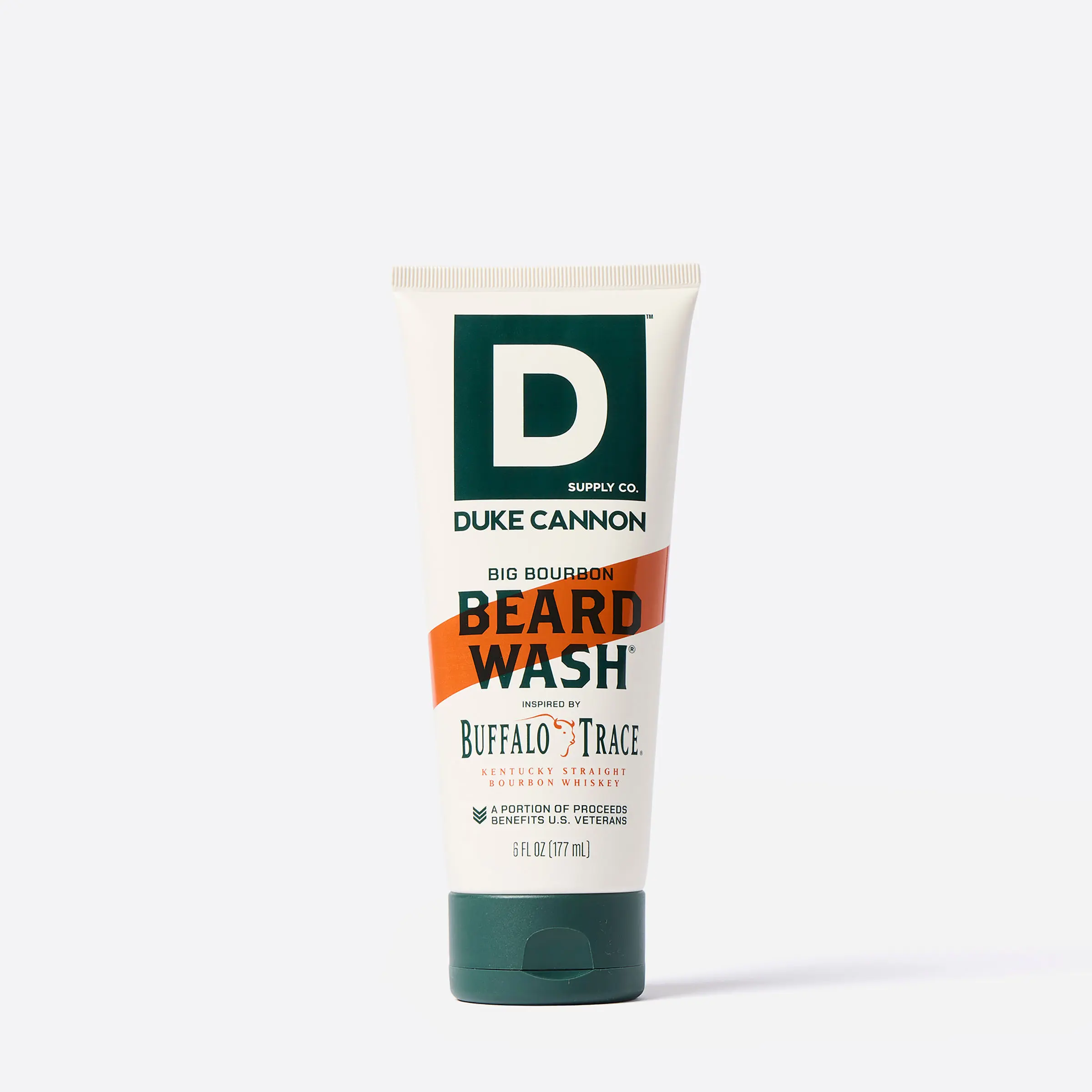 Duke Cannon Supply Co. Big Bourbon Beard Wash, 6 Fl Oz, Oak Barrel Scent - Made with Plant-Based Ingredients to Strengthen, Rejuvenate, Soften and Condition