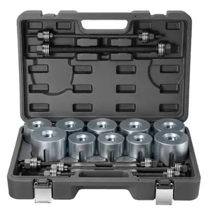 VEVOR 28 PCS Pull and Press Sleeve Kit, Steel Bush Bearing Removal and Installation Set, Bush Removal Insertion Sleeve Tools with Carrying Case, Multi-Vehicle Compatibility for LCV and HGV EnginesVEVOR Super Brand Day