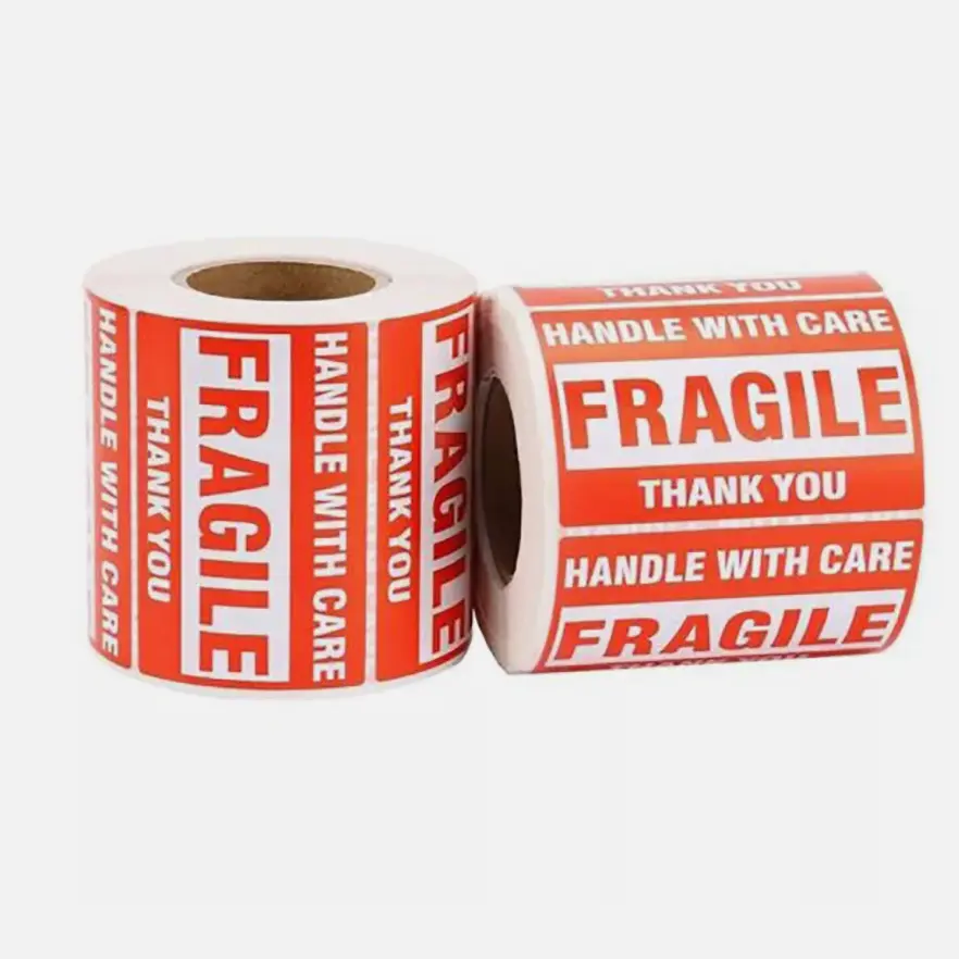 Fragile Handle with Care Shipping Labels, 2 Rolls of 500 Labels Each, 2x3 in Office Packing Stickers for Computers & Office Equipment Supplies