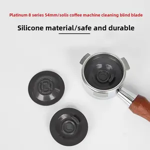 Breville Solis coffee machine handle backflush cleaning silicone blind plate cleaning brush accessory 54mm