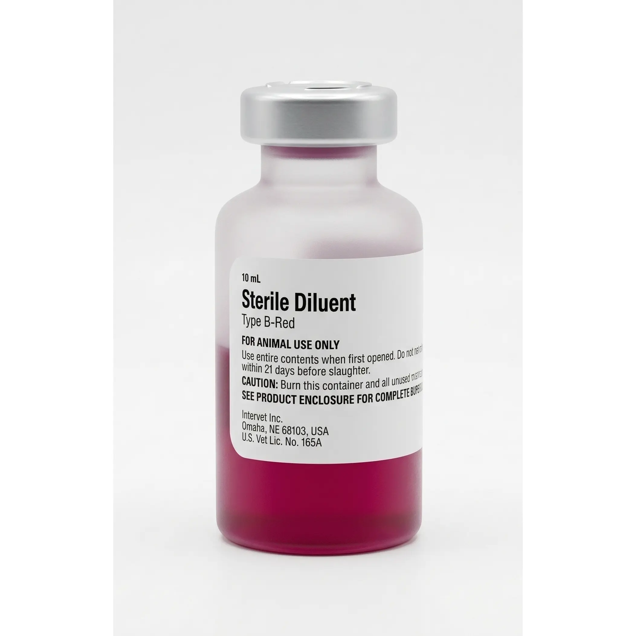 Sterile Diluent Type B-Red – Vaccine Reconstitution Diluent