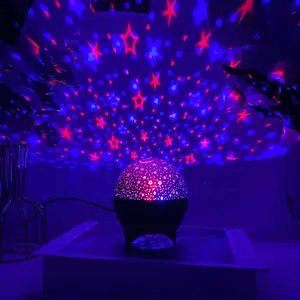 1PC 7 Lighting Modes LED Starry Sky Galaxy Projector, Stars and Moon Projection Night Light, USB Powered Romantic Ambient Lighting, Perfect Home Decoration for Kids Bedroom, Party, Festival & Holiday Birthday Gifts