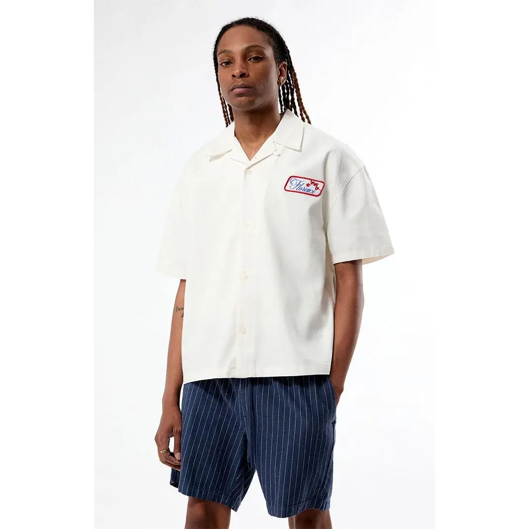 Pacsun Men's Patchwork Camp Shirt