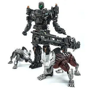 In stock Transformation Robot Peru Kill Lockdown VT-01 VT01 KO VS UT R01 MasterPiece Alloy With Two Dogs Anime Action Figure