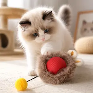 For Ragdoll Smart Interactive Cat Toy Ball, 3 Modes Automatic Moving Ball for Indoor Cats, Kitten Surprise Gift