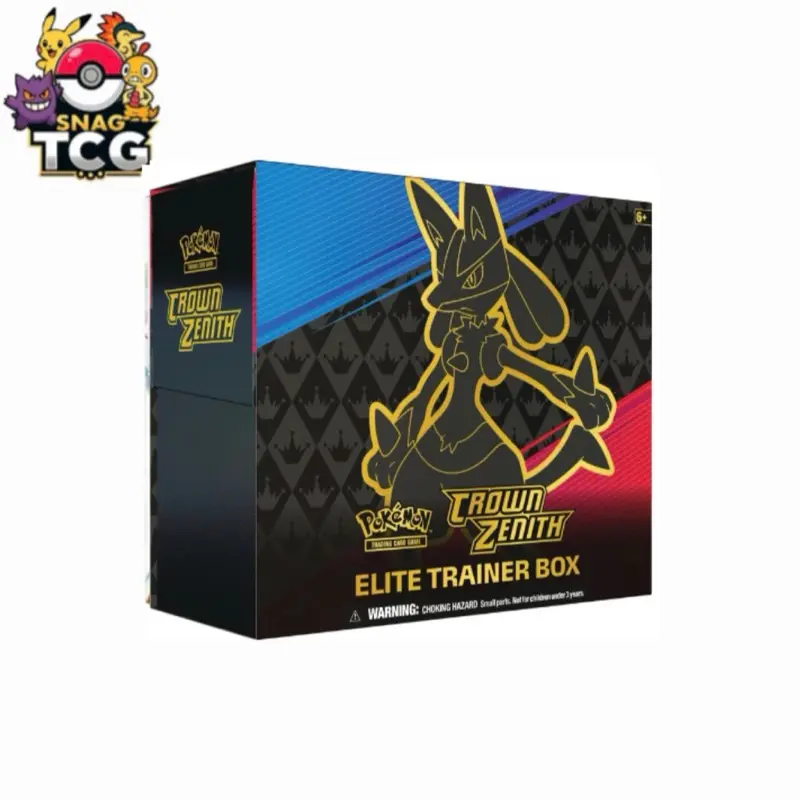 Pokemon Crown Zenith ETB - (snag 9 packs inside)