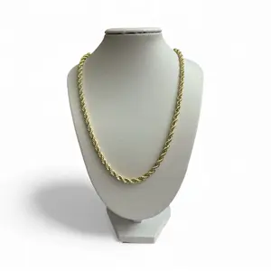 Gold-Tone Unisex Chain Necklace for Men and Women - Stylish and Durable Jewelry Accessory
