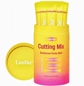 LeeFar Cutting Drink Mix – | QW Strawberry Açaí Flavor – | (30 Servings)