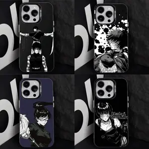 Unique Artistic Design Phone Case Anime M-Maki Zenin J-Jujutsu Kaisen Phone Case for IPhone 17 16 15 14 13 12 11 Pro Max Plus Air Black Tpu Cover Protective Drop-proof Retro Stylish Gift
