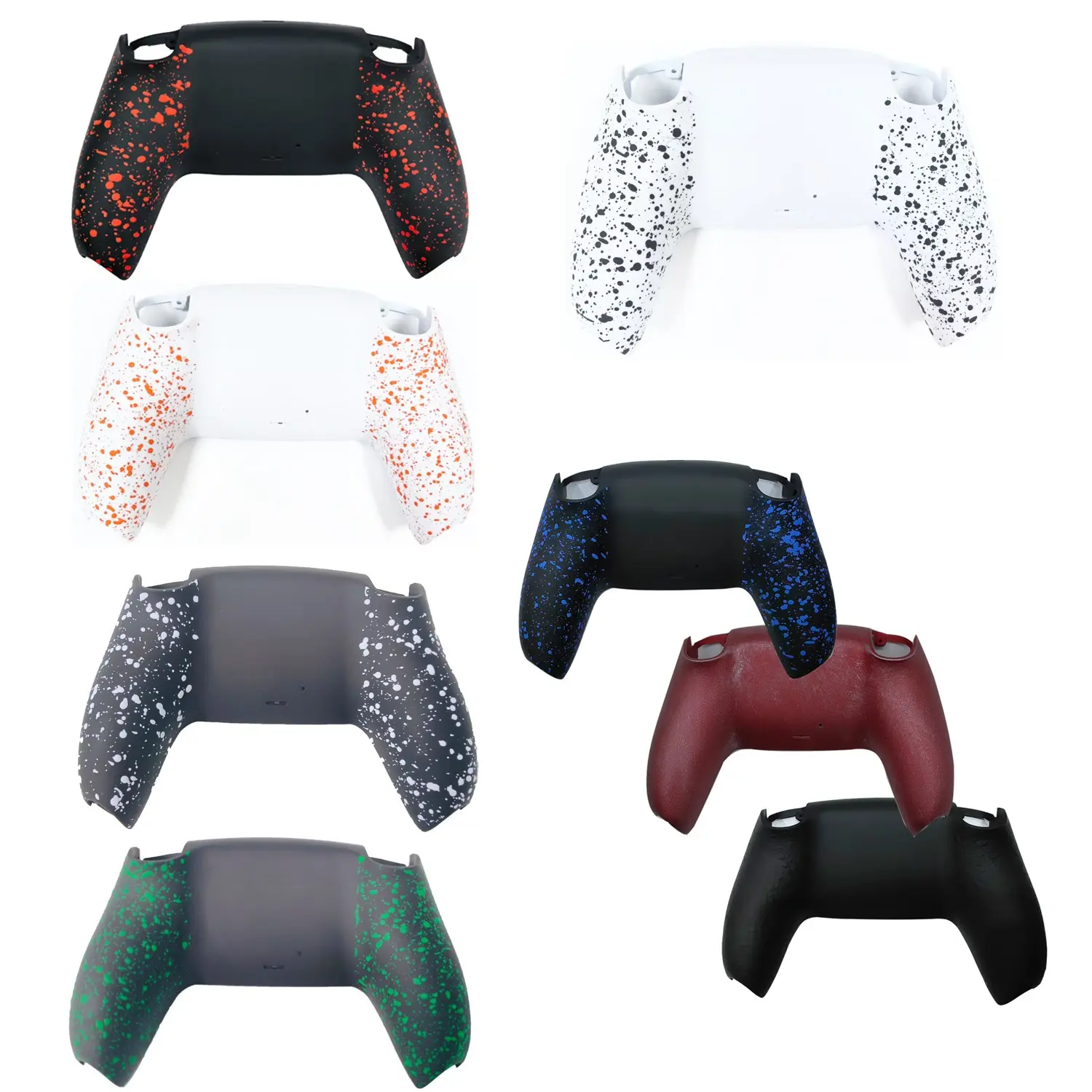 Ps5 Controller Replacement Bottom Shell, Retro Bubble Paint Ps1-5 Cover, Personalized Game Console Accessories for Playstation 5 Game Pad