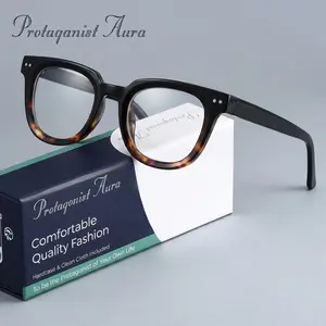 Protagonist Aura Durable Reading Glasses with Hard Case Scratch Resistant Lenses, Tortoiseshell Cat Eye Design, Essential for Mature Women