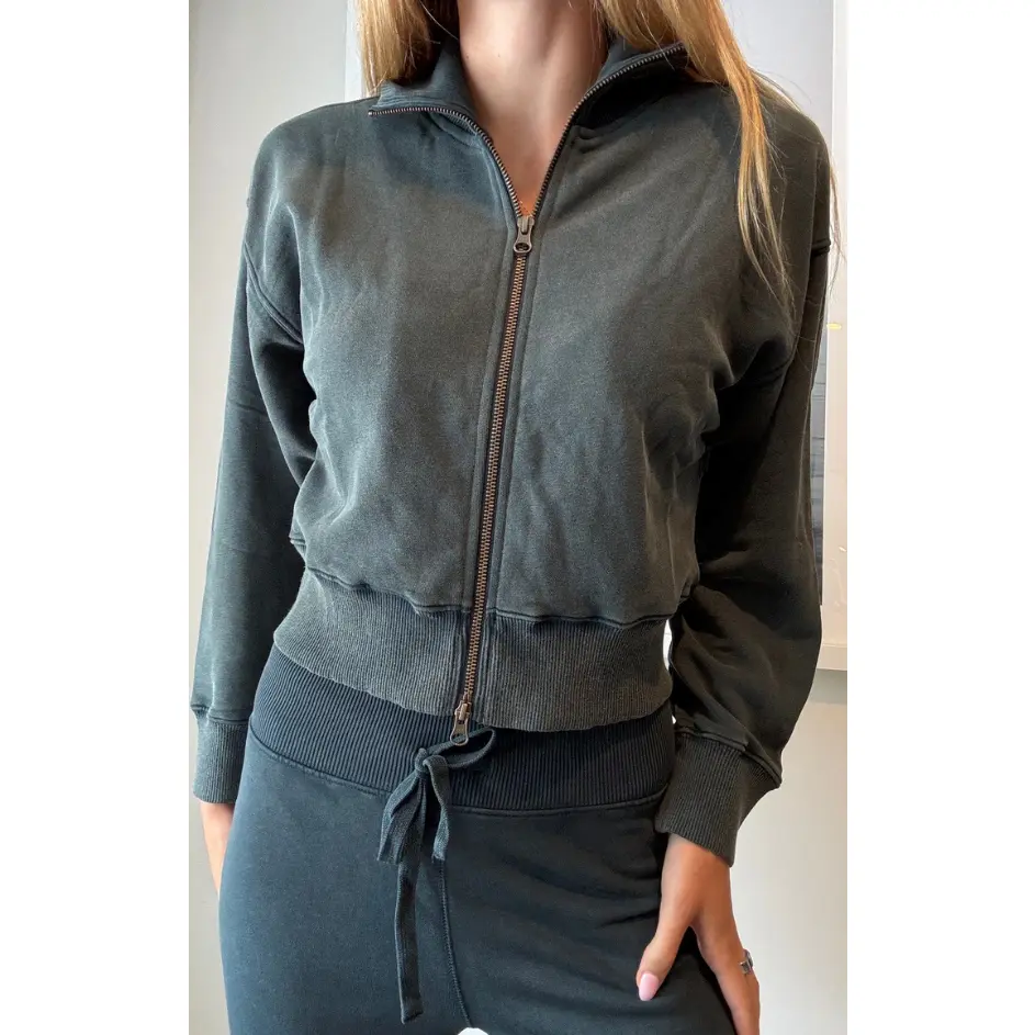 Funnel Neck Zip Up