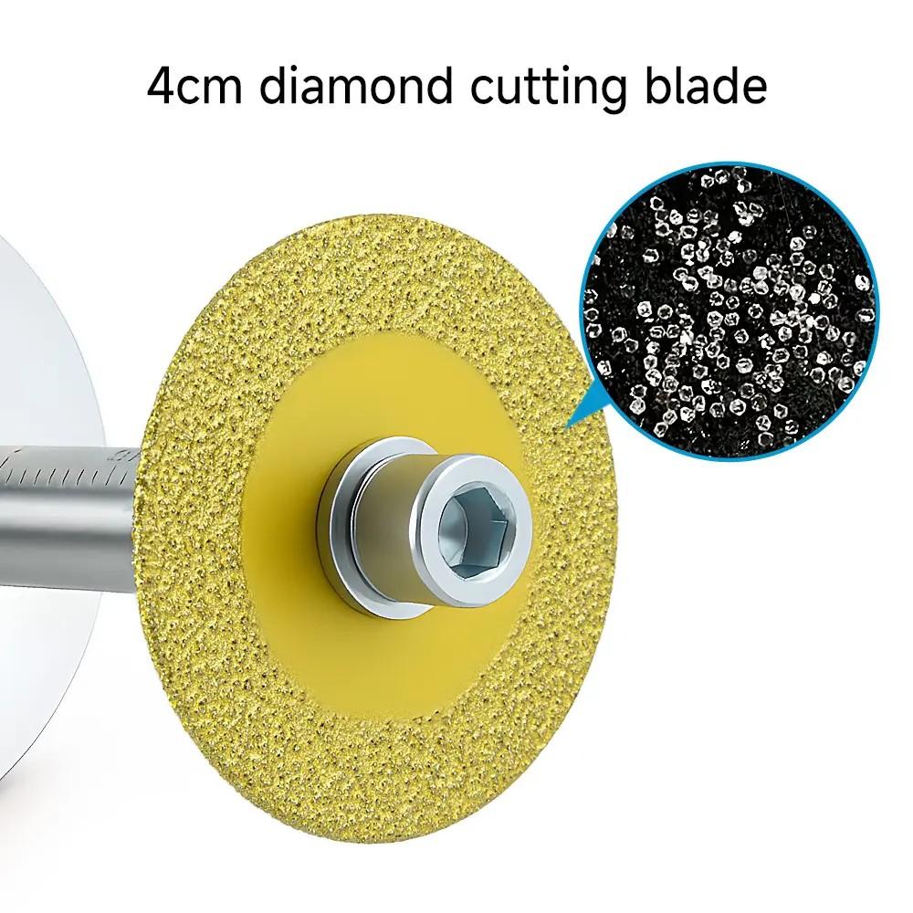 PVC Pipe Inside Cutter with Diamond Grit Cutting Wheel & 7 Inch Adjustable Depth 1/4 Inch Hex Shank Compatible with Impact Drivers and Drills