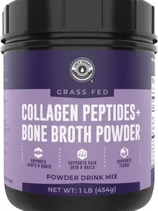 Collagen Peptides + Bone Broth Powder, Left Coast Performance, 16 oz
