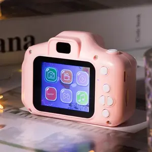 【KC】Children's Mini Digital Camera Polaroid Printable Boys and Girls Toys Record Life Anniversary Birthday Gift