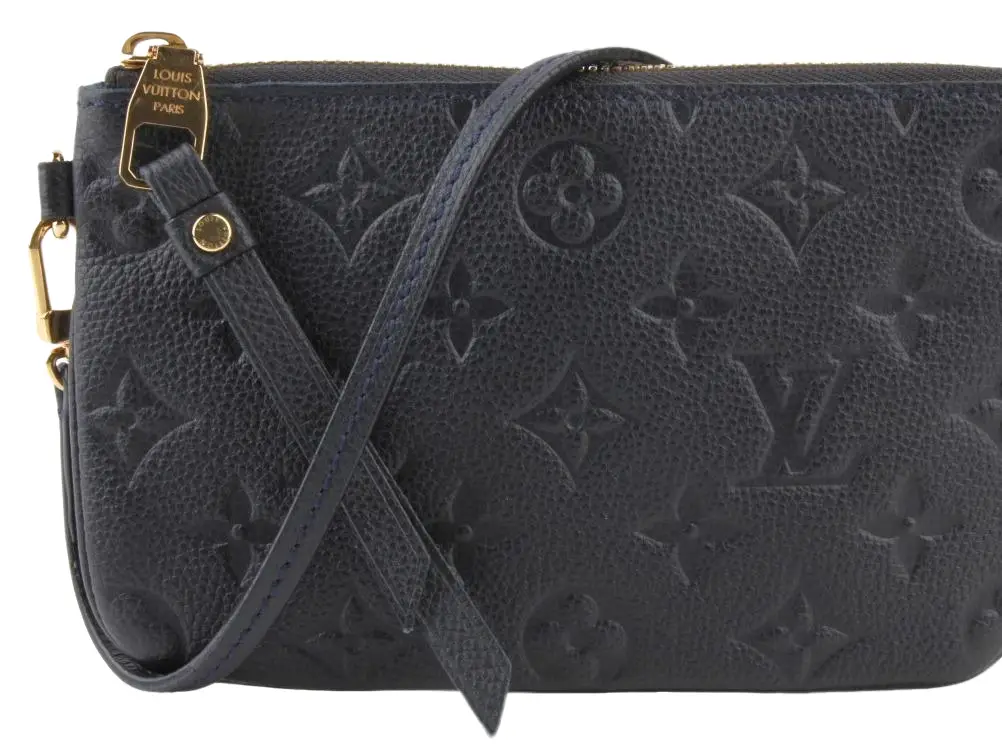 Pre-owned Louis Vuitton Leather Crossbody Bags Empreinte Citadine Pochette