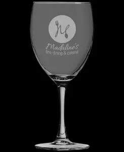 Custom Engraved Wine Glasses Set of 12