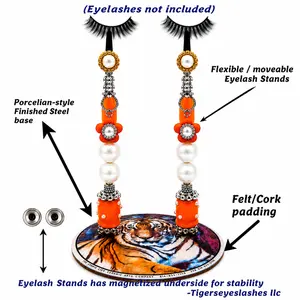 Handmade Magnetic Eyelash Stand – Prep, Drying & Display Tool