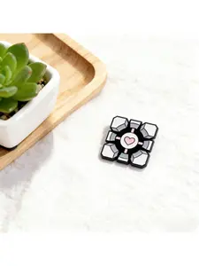 Portal Weighted Companion Cube Enamel Pin - Valve Gaming & Aperture Science Brooch