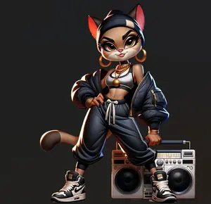 Street Style Ready to Press Heat Transfer DTF Transfer - Direct to Film for Cotton and Polyester Garments with Firm Press Settings 300-320°F