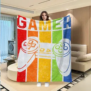 Gamer Gaming Blanket, Soft Plush Throw for Couch & Bed, Perfect Gift for Gamers, Cozy All Season Accessory