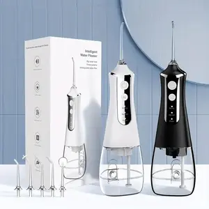 Portable Water Flosser, 3 Modes 5 Nozzles Rechargeable Oral Irrigator, Waterproof Travel Gum Floss Cleaner for Home Daily Shower